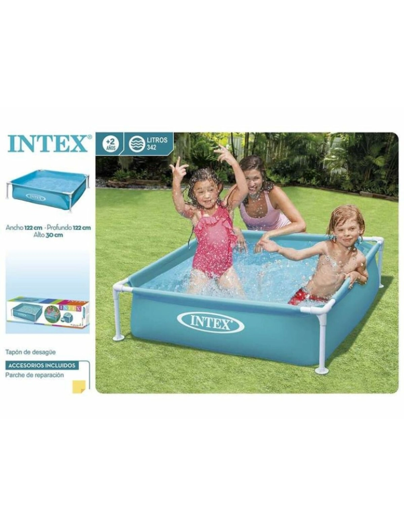 imagem de Piscina Desmontável Intex 342 L (122 x 122 x 30 cm)2