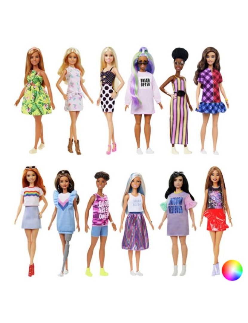 Mattel - Boneca Barbie Fashion Mattel FBR37
