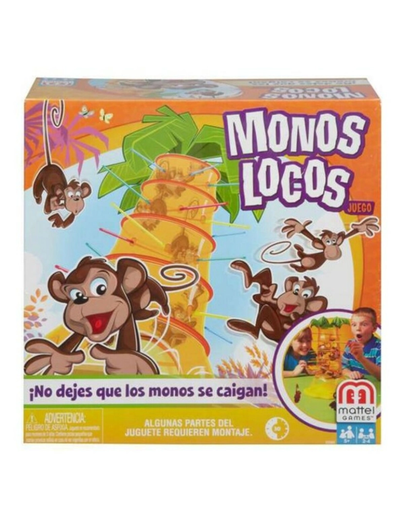 Mattel - Jogo de Mesa Monos Locos Mattel 52563