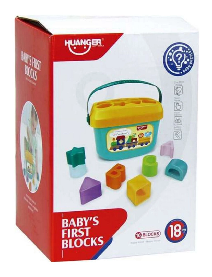 imagem de Brinquedo educativo Baby's First Blocks (16 pcs)3