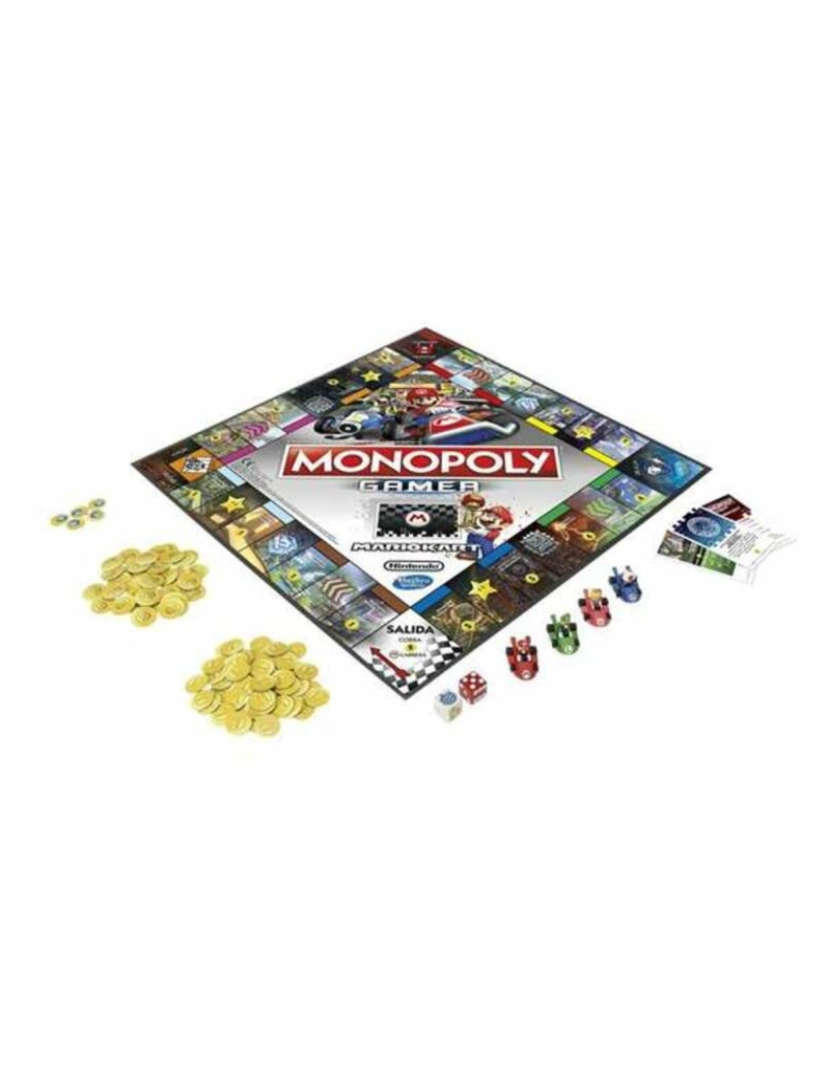 Monopoly - Jogo de Mesa Monopoly Mario Kart Monopoly E1870105 (ES) (ES)
