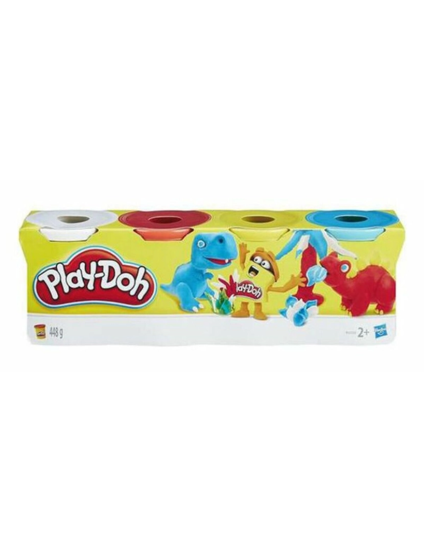 Play-Doh - Jogo de Plasticina Colores Silvestres Play-Doh E4867ES0 (4 pcs) Plástico