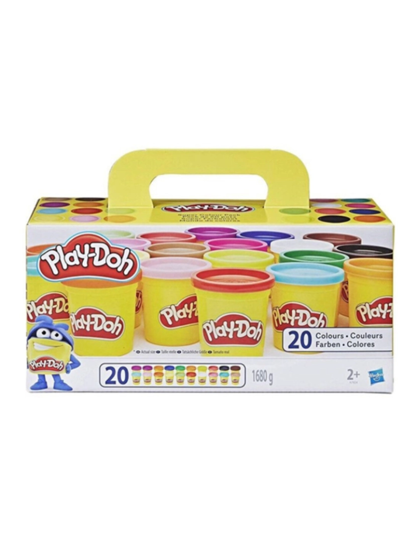 Play-Doh - Jogo de Plasticina Play-Doh A7924EUC 20 Botes