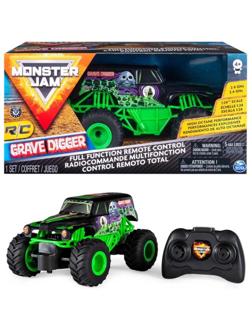 Concentra - Monster Jam Rc Grave Digger 1:24 122397/6044955