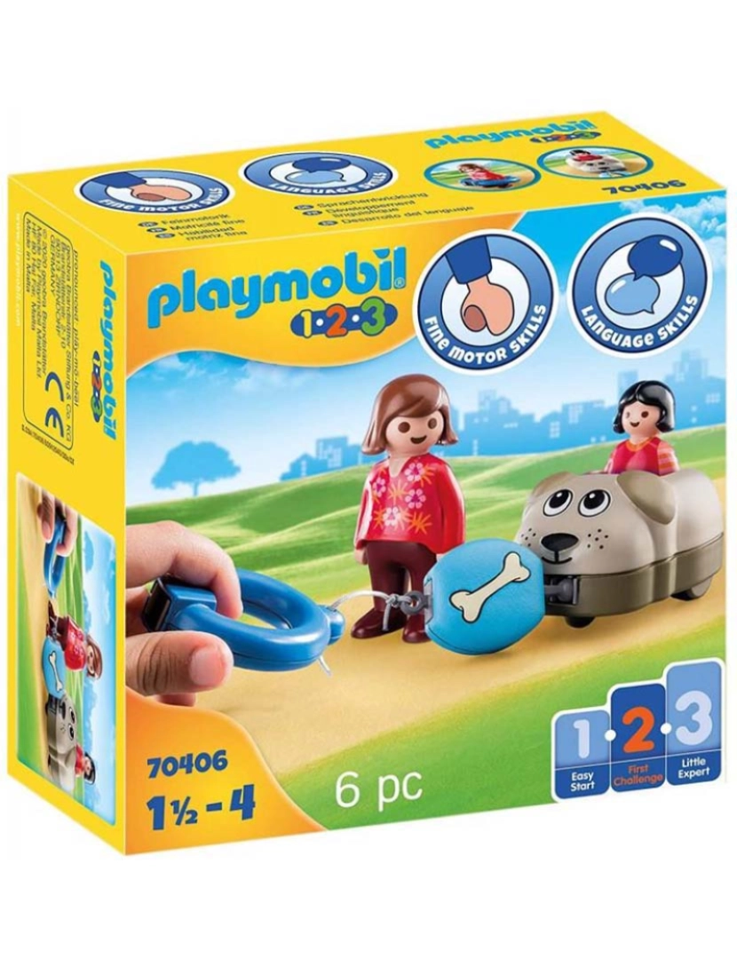 Playmobil - 1.2.3 O Meu Cão 70406
