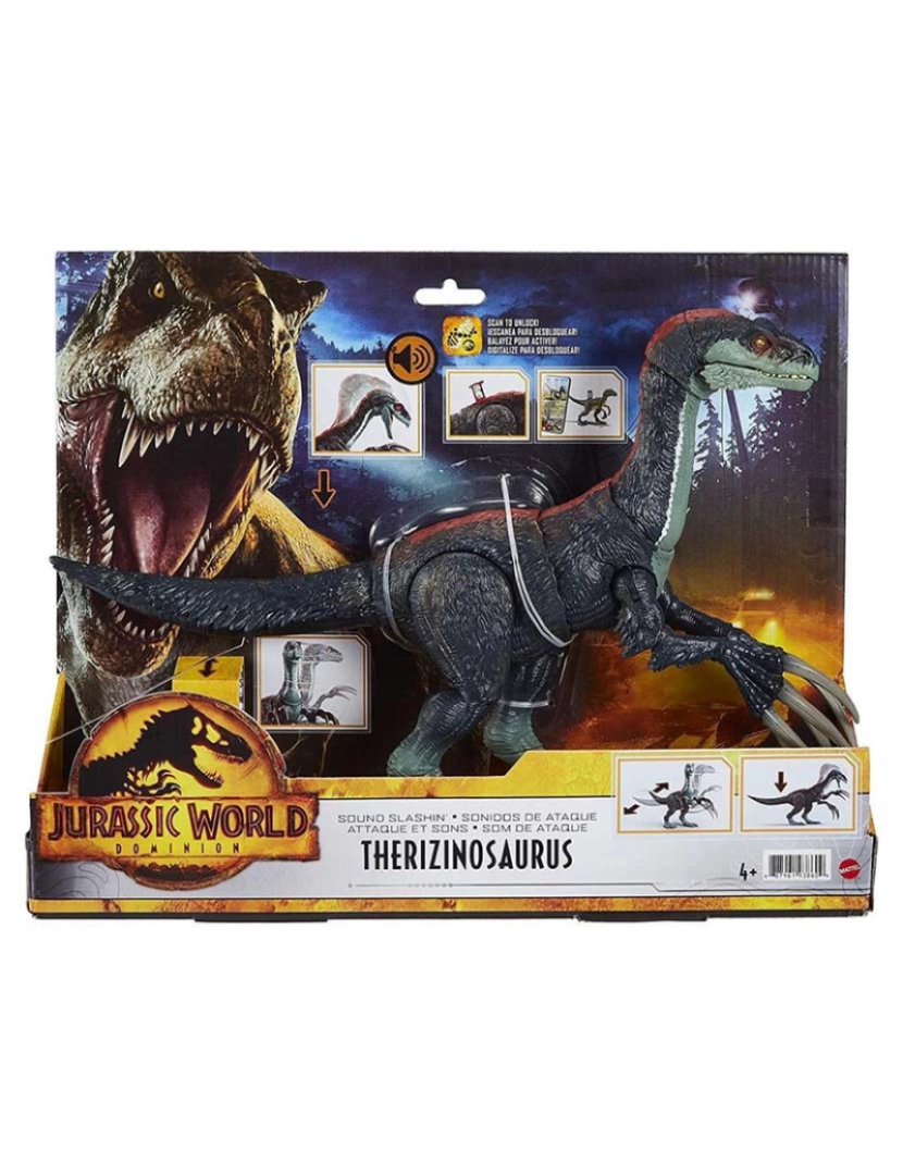 Mattel - Jurassic World Dinossauro Fig. Com Som Gwd65