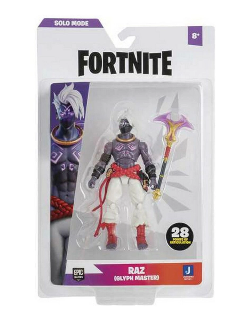 imagem de Figura articulada Fortnite Solo Mode Raz - Glyp Master (10 cm)2