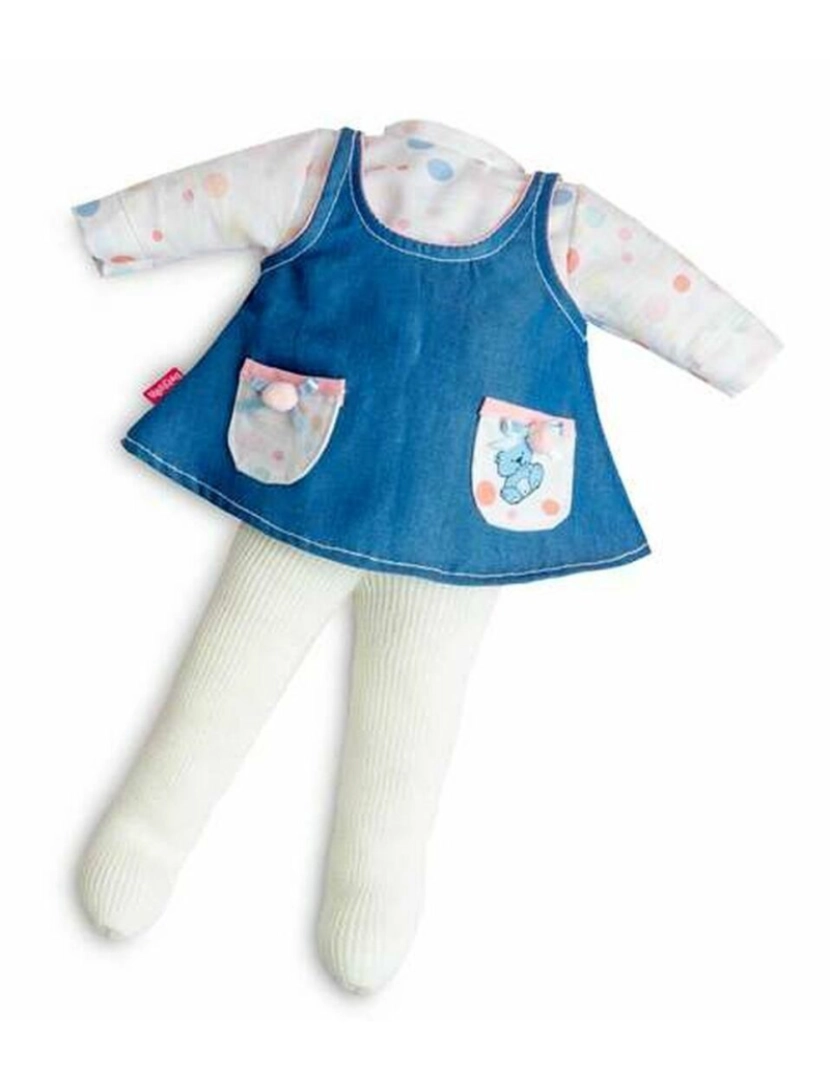 Berjuan - Vestido Berjuan Baby Susu 38 cm Vaqueiro