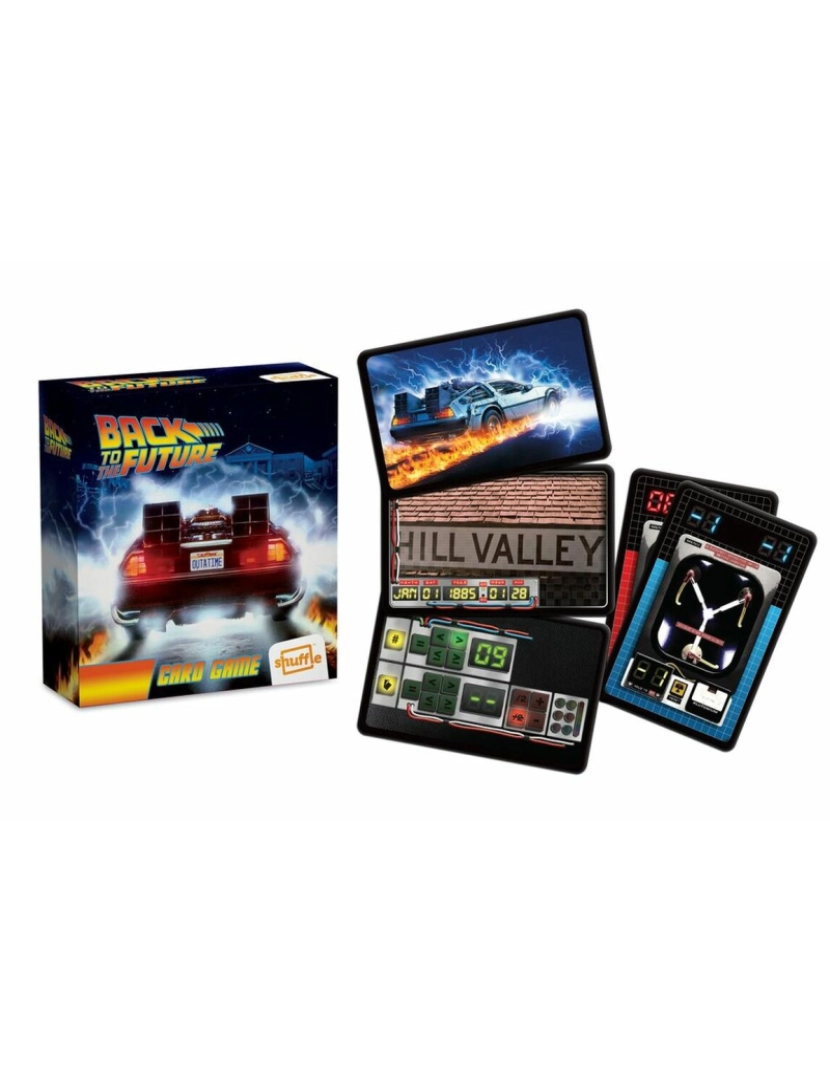 imagem de Jogo de Cartas Fournier Back to the Future Retro card game3