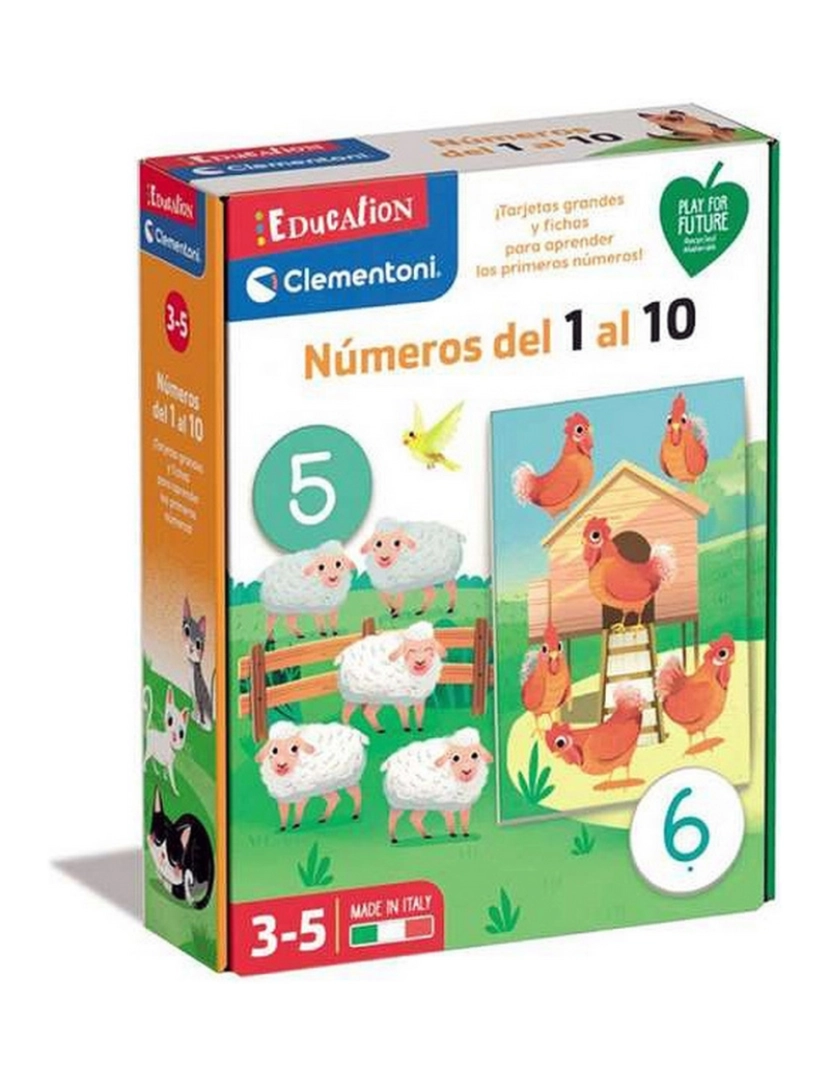 Clementoni - Jogo Educativo Clementoni Aprende los Números del 1 al 10 (ES)