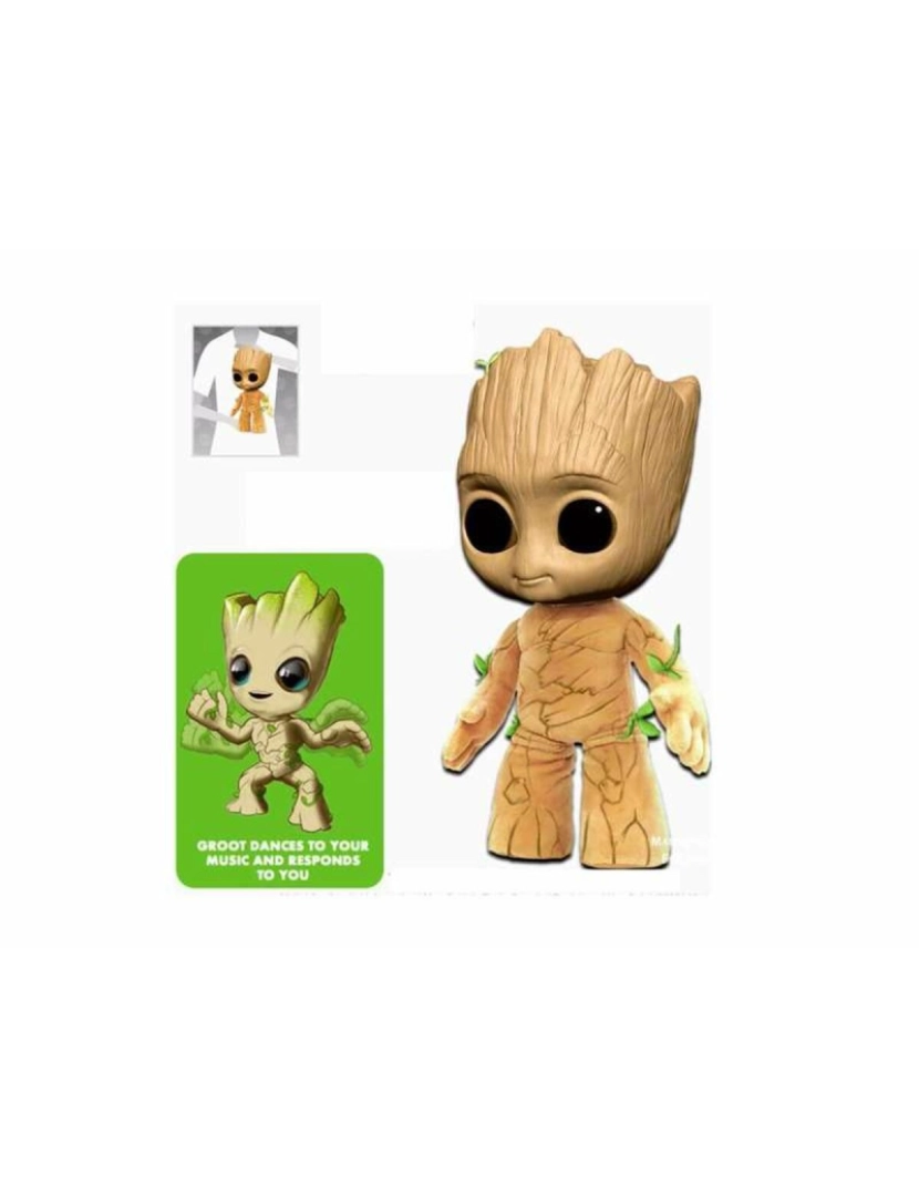 imagem de Peluche com Som Mattel I am Groot. Luzes Movimento3