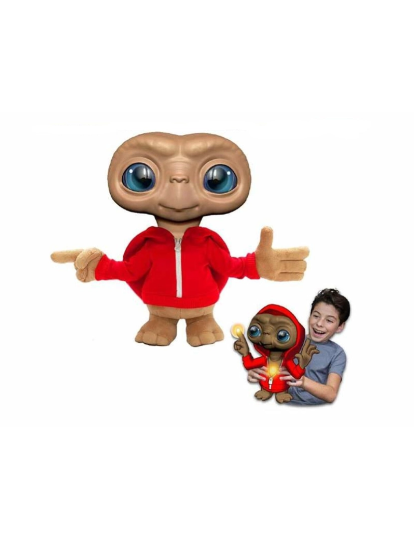 imagem de Peluche com Som Mattel ET com som Luzes Extraterrestre 29.7 X 15.5 X 29.85 cm1