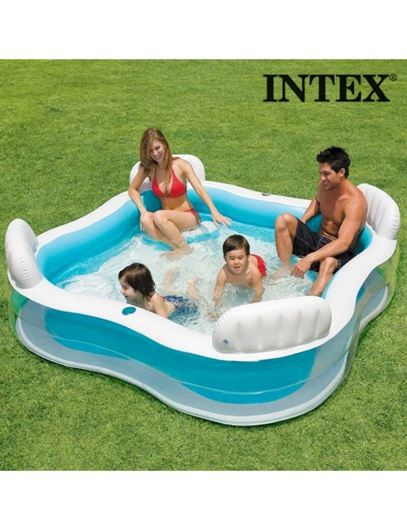 imagem de Piscina Insuflável Intex 56475NP/EP 4 lugares 990 l 229 x 66 x 229 cm2