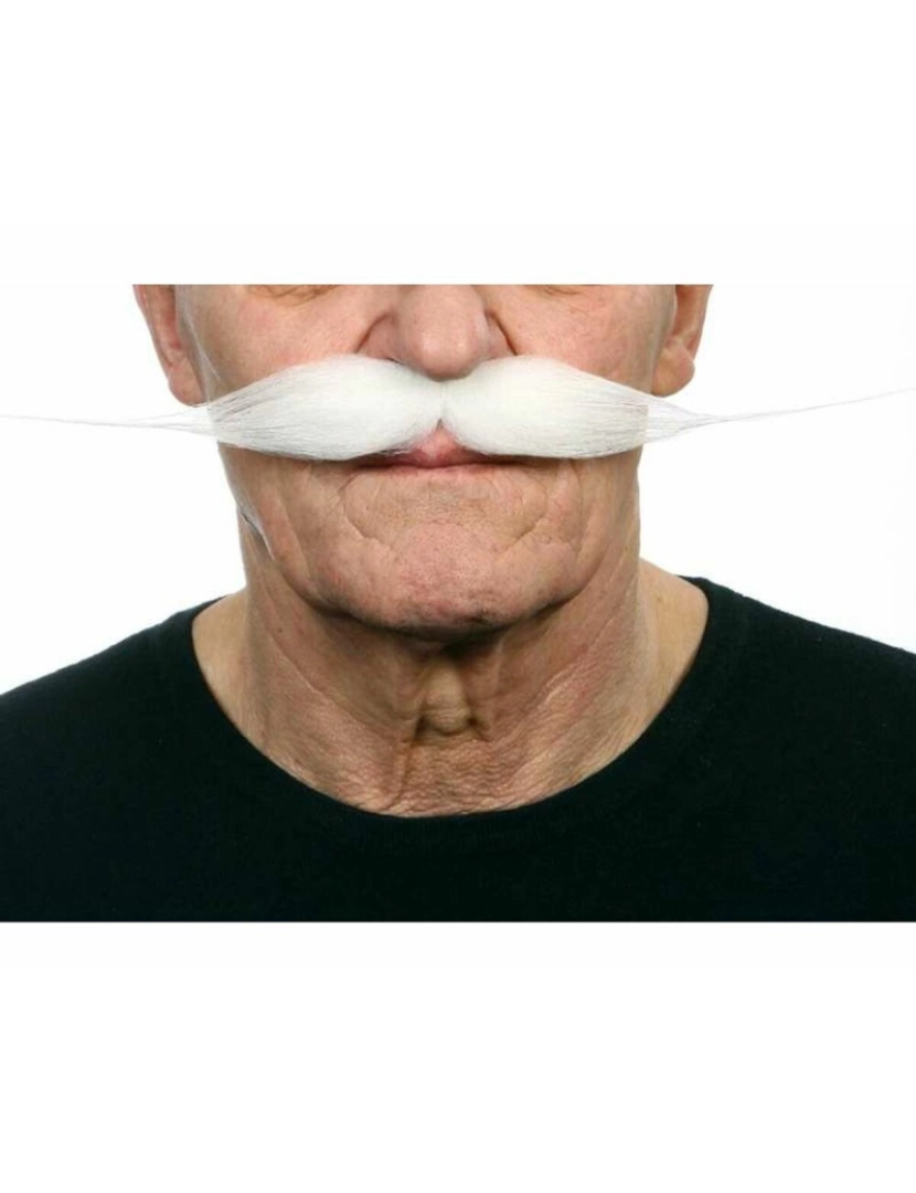 imagem de Bigode My Other Me Branco Tamanho único1