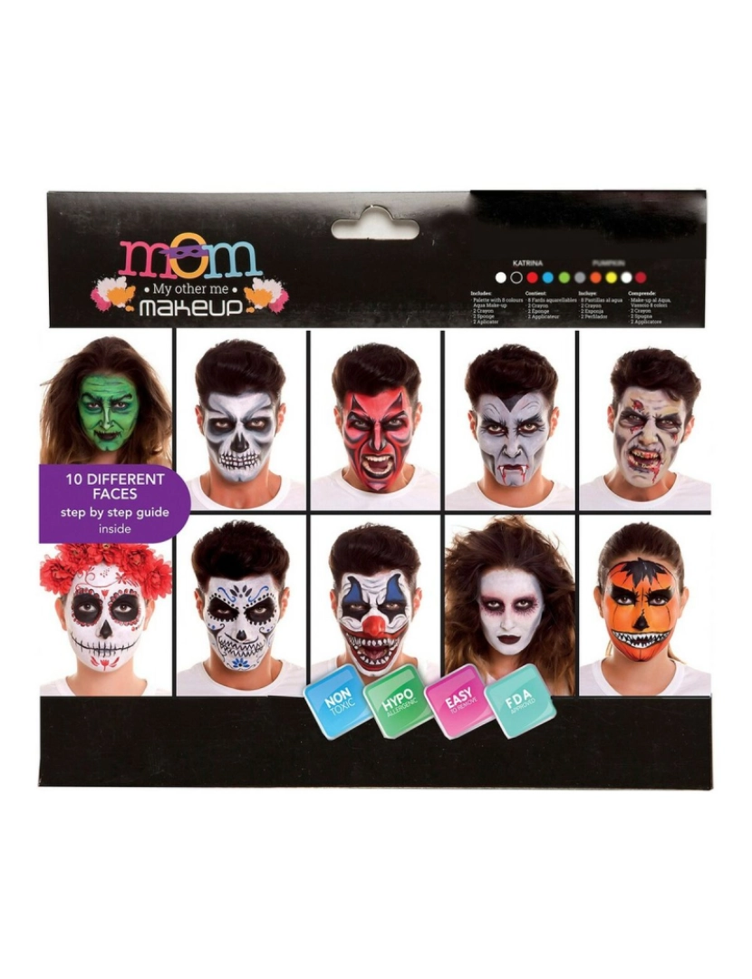 imagem de Conjunto de Maquilhagem My Other Me Deluxe Adultos Halloween (20 x 23 x 2 cm)1