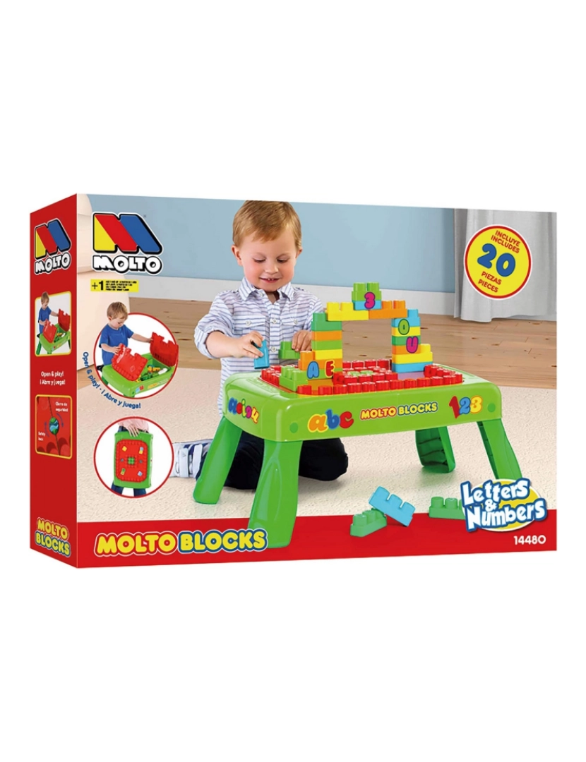 imagem de Brinquedo Interativo Moltó Blocks Desk 65 x 28 cm1