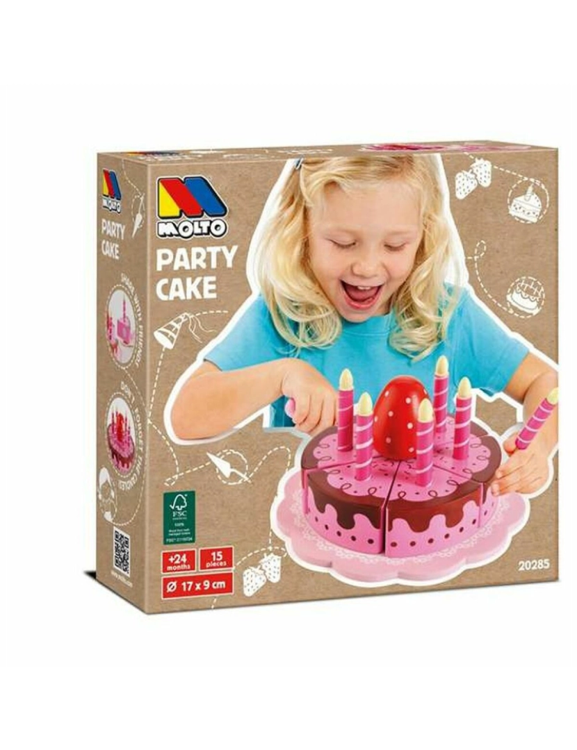 Moltó - Jogo Educação Infantil Moltó Party Cake