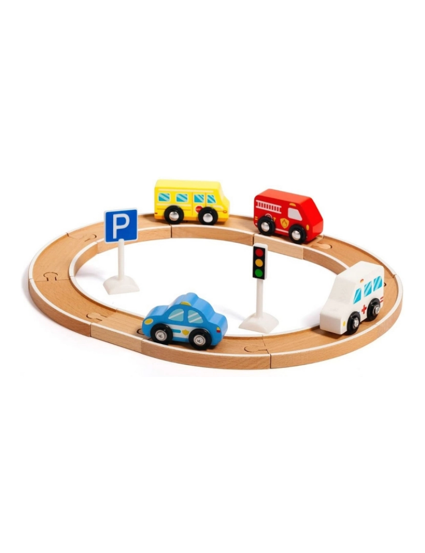 imagem de Playset de Veículos Moltó Tracks and Cars 16 Peças2