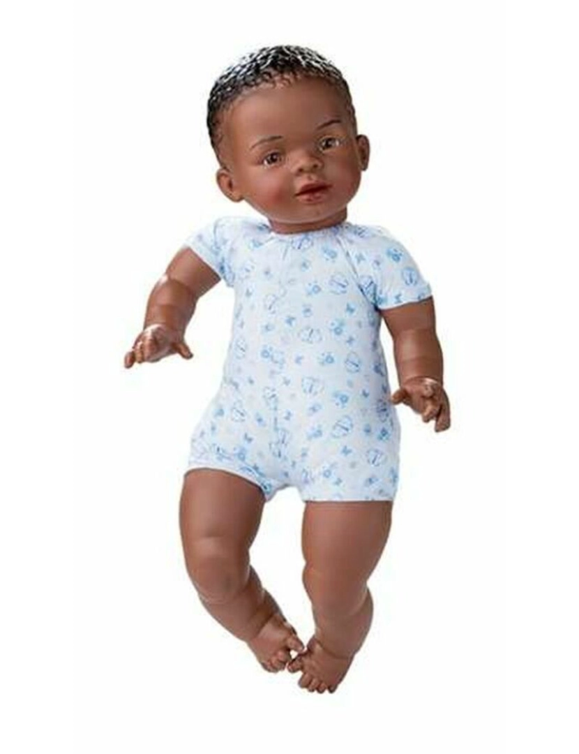 Berjuan - Boneca bebé Berjuan Newborn Africana 45 cm