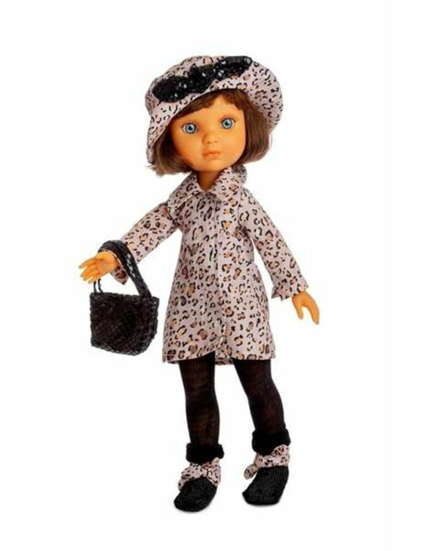 imagem de Boneca bebé Berjuan Eva Morena Leopard Raincoat1