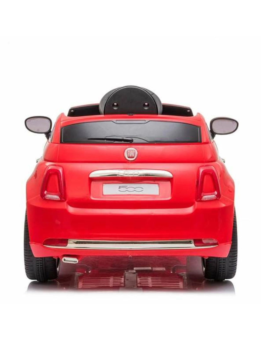 imagem de Carro elétrico para crianças Fiat 500 113 x 67,5 x 53 cm MP3 Vermelho 30 W 6 V Com controlo remoto4