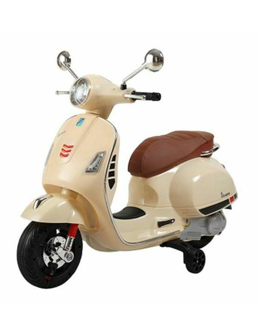 Bigbuy Fun - Motocicleta MINI VESPA Creme