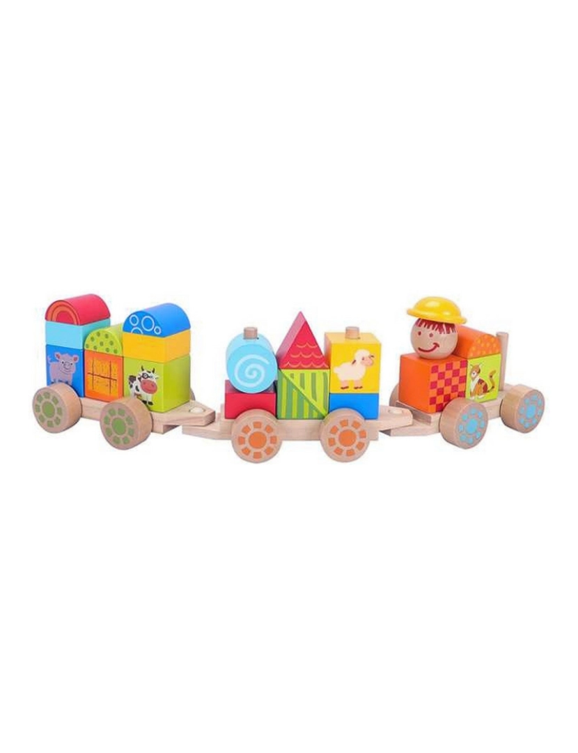 imagem de Brinquedo de bebé Moltó Happy Train 23 Peças3