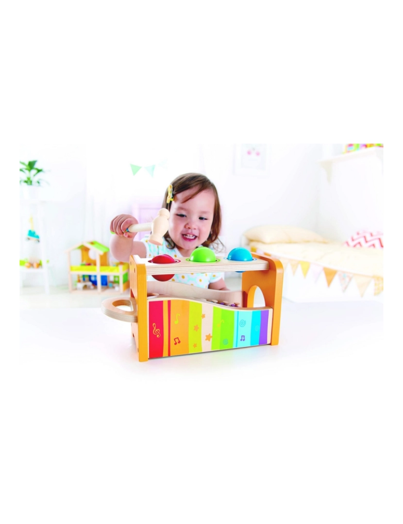 imagem de Brinquedo musical Pound and Tap Bench 24 x 15 x 13,5 cm4