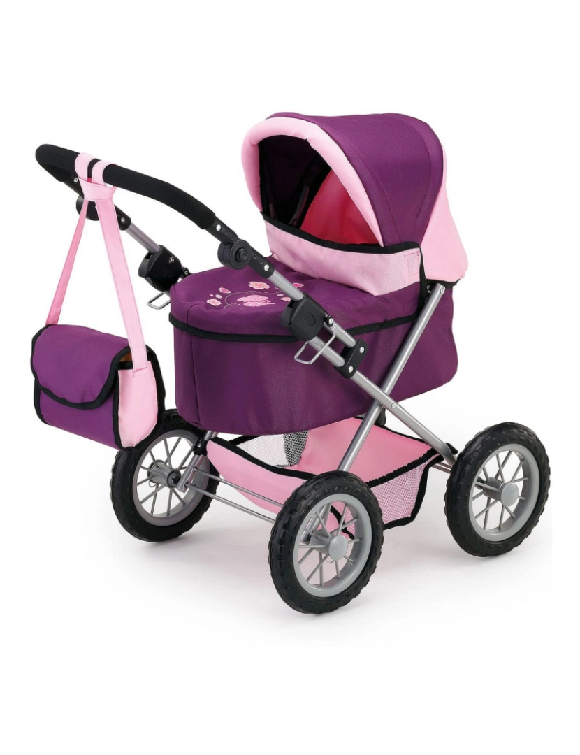 imagem de Carrinho para Bonecas Reig Trendy Royal Roxo 45 cm1