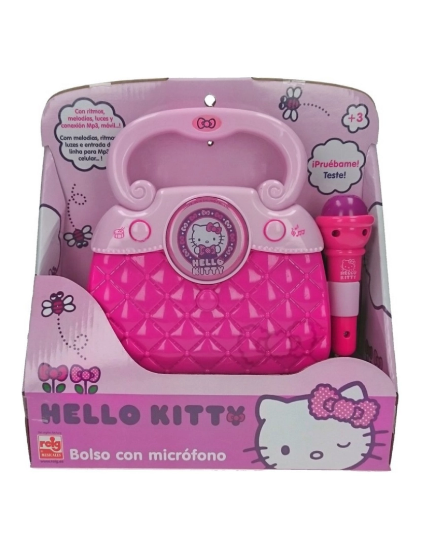 imagem de Karaoke Hello Kitty Bolsa Cor de Rosa4