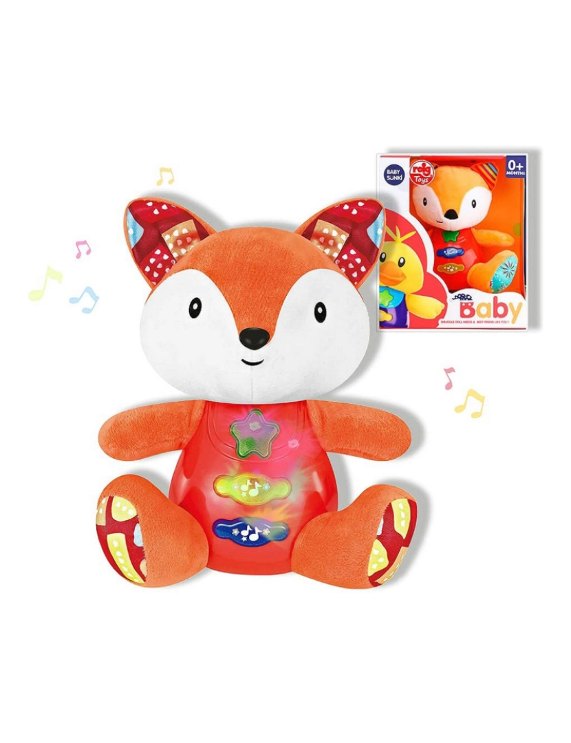 Reig - Peluche Musical Reig Raposa 15 cm