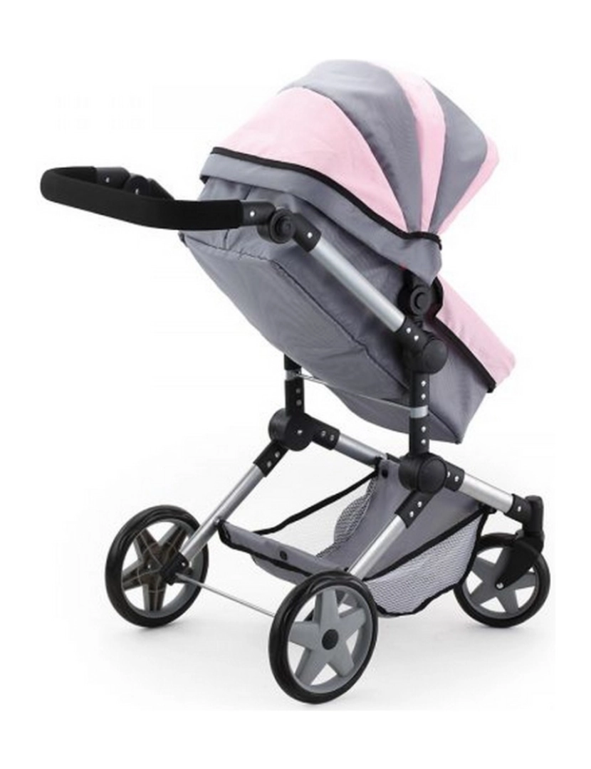 imagem de Carrinho para Bonecas Reig Pram Neo Pro Cinzento 57 cm2