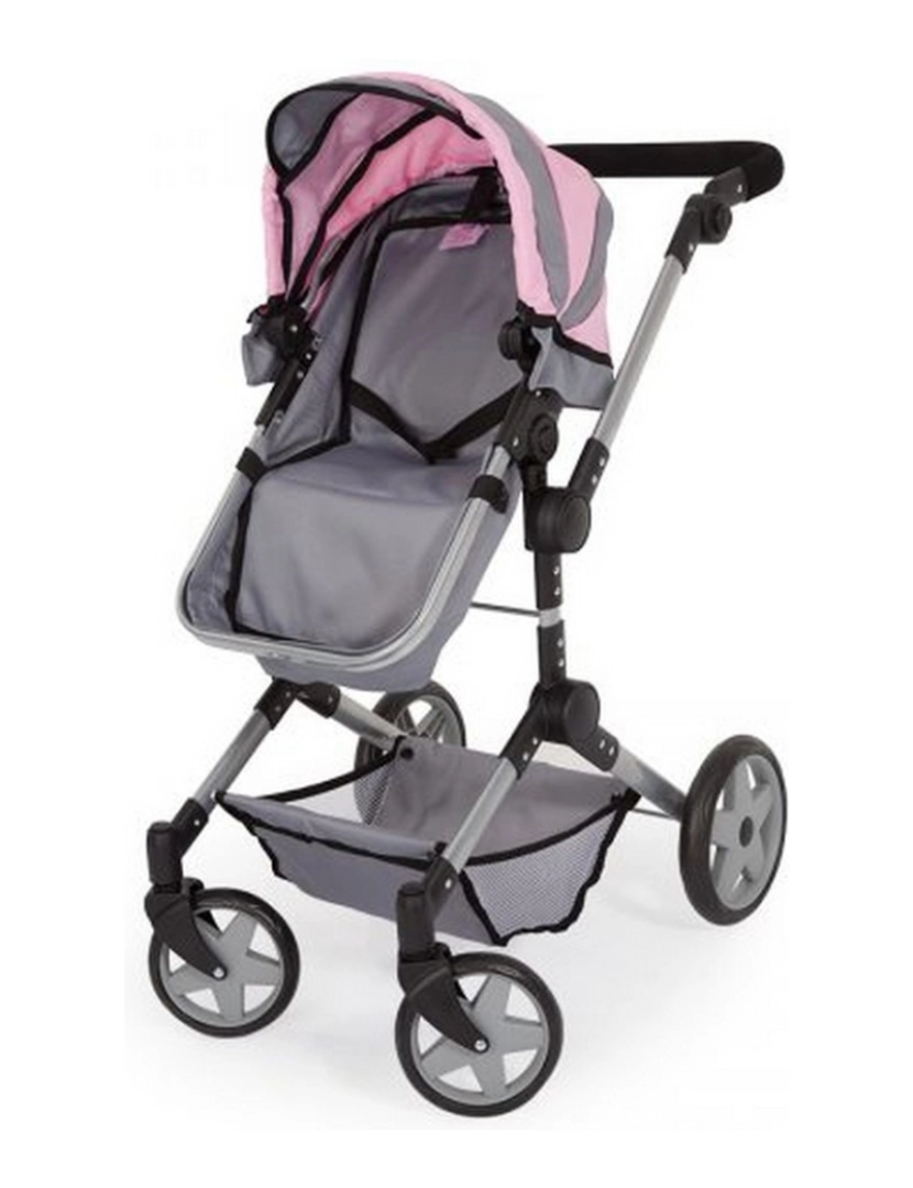 imagem de Carrinho para Bonecas Reig Pram Neo Pro Cinzento 57 cm3