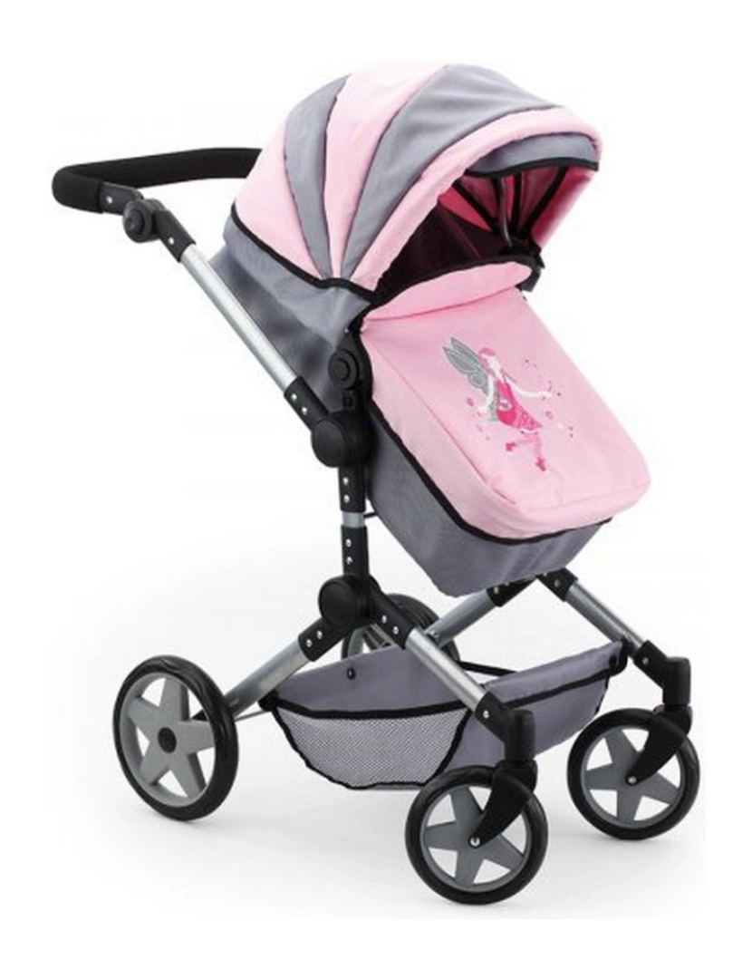 imagem de Carrinho para Bonecas Reig Pram Neo Pro Cinzento 57 cm5