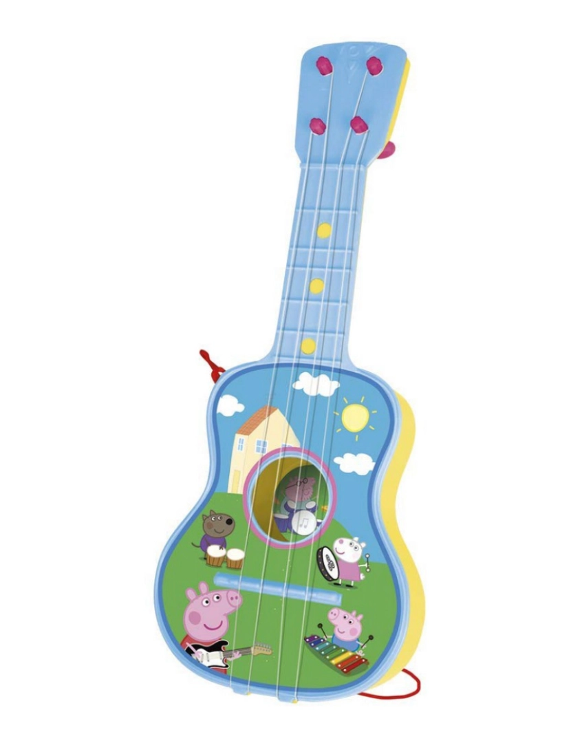 Peppa Pig - Guitarra Infantil Peppa Pig Azul Peppa Pig