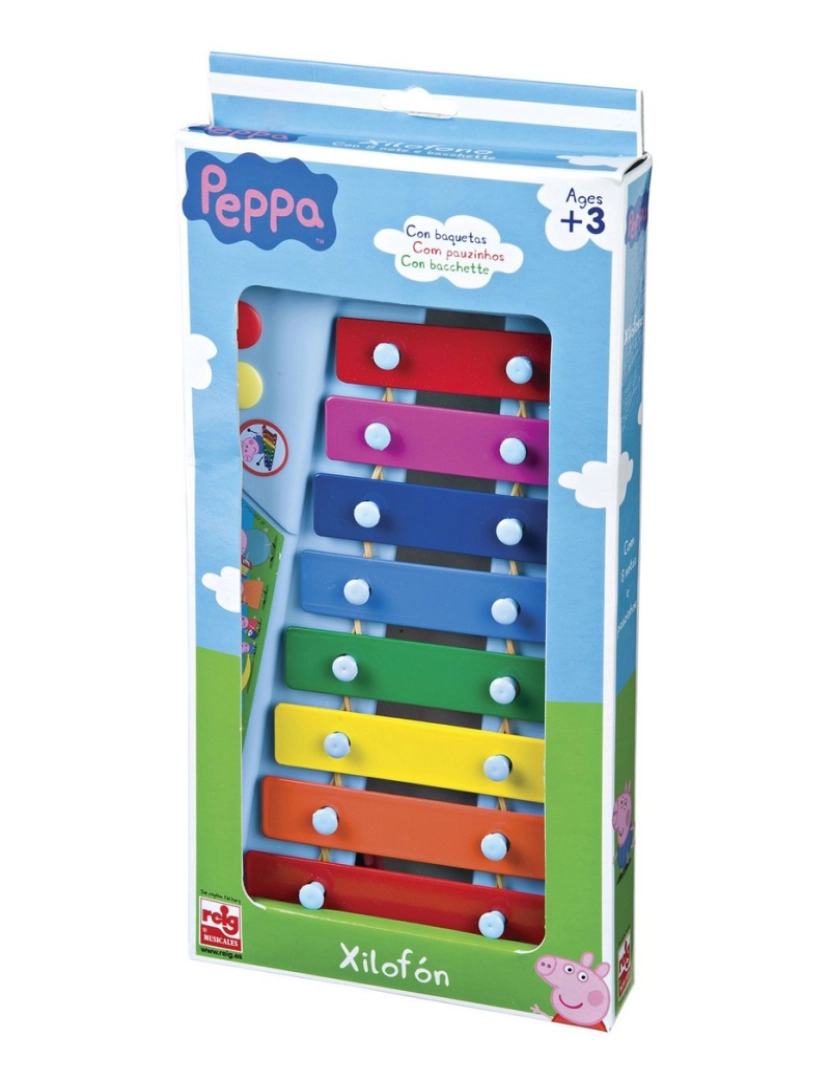 imagem de Brinquedo musical Peppa Pig Xilofone Plástico1