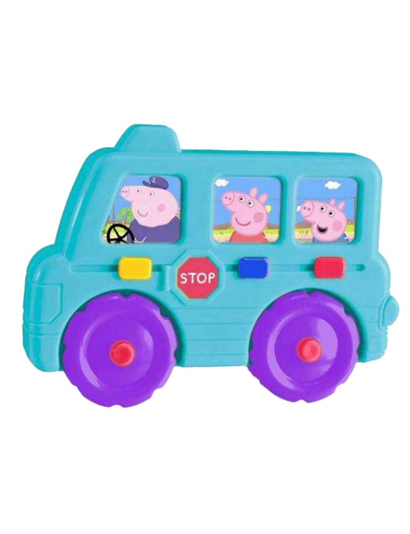 Peppa Pig - Brinquedo educativo Peppa Pig Autocarro