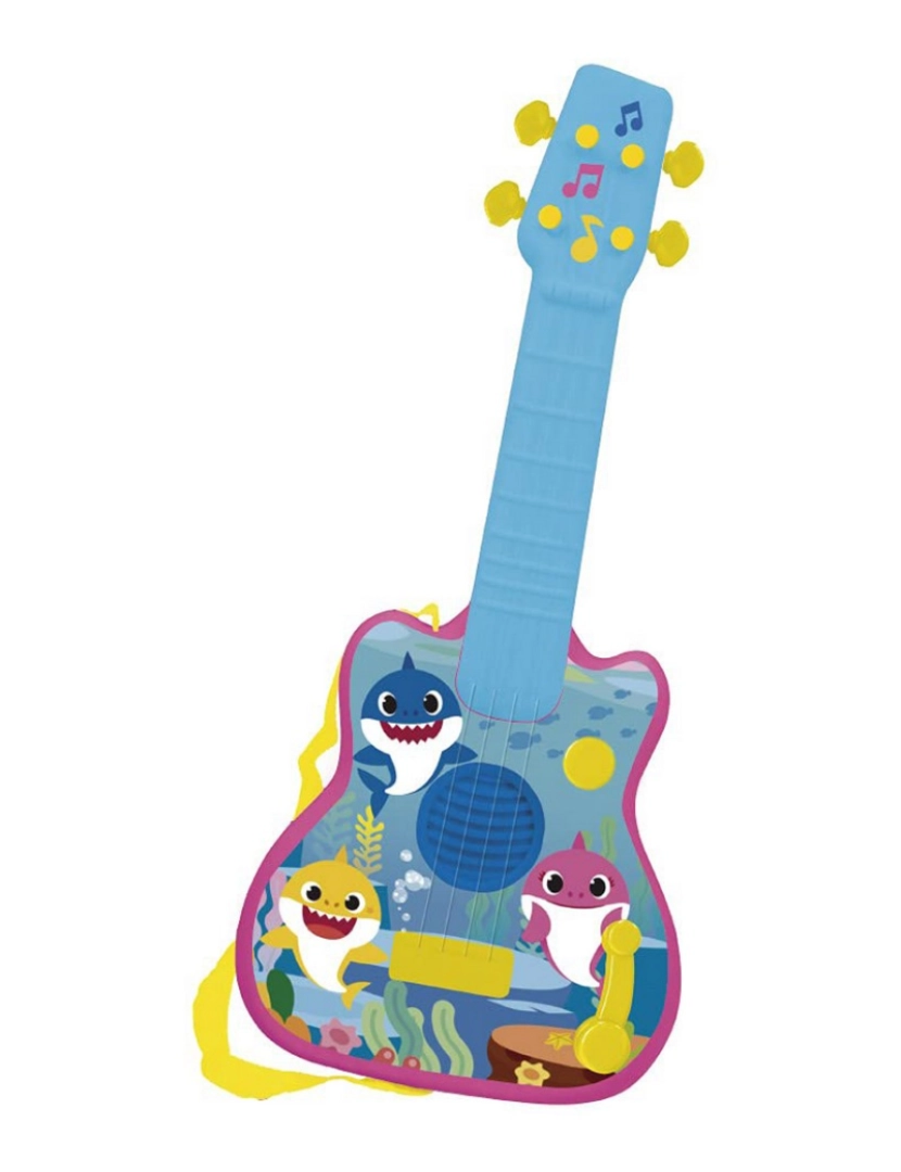 Baby Shark - Guitarra Infantil Baby Shark Azul Baby Shark