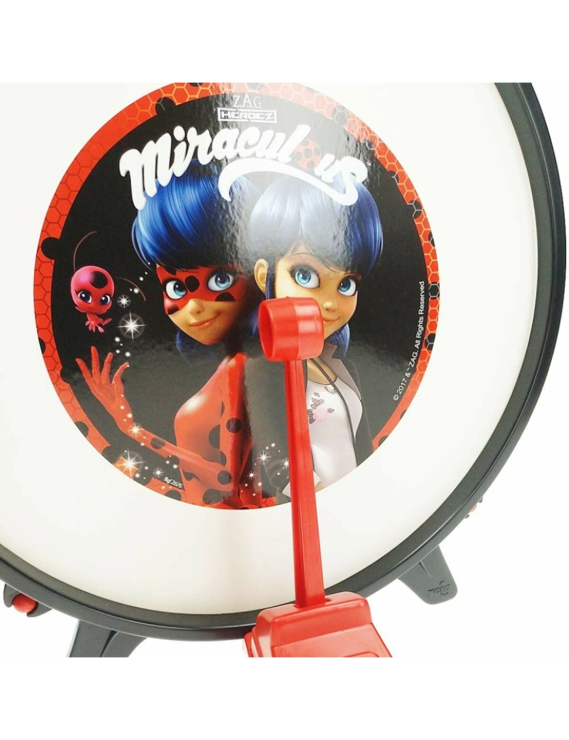 imagem de Bateria Musical Lady Bug Plástico3