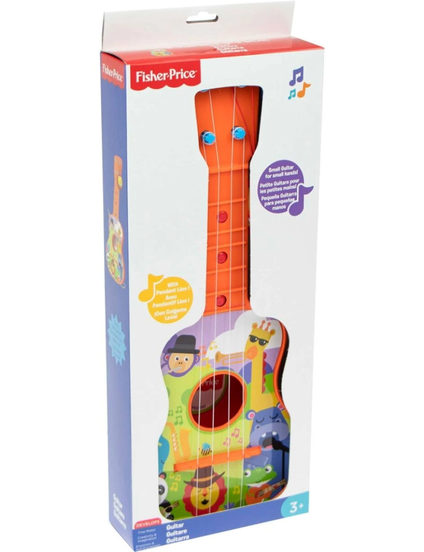 imagem de Guitarra Infantil Fisher Price 2725 animais3