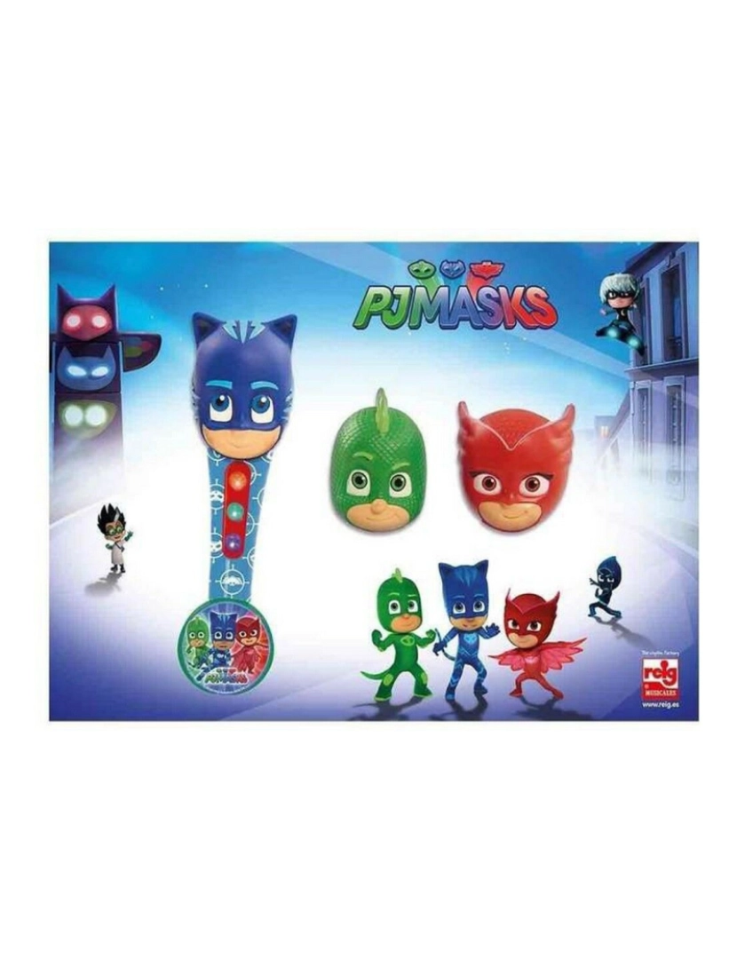 PJ Masks - Microfone PJ Masks PJ Masks 3 cores