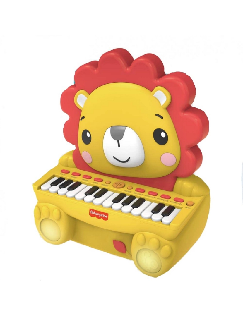 Fisher Price - Brinquedo musical Fisher Price Piano Eletrónico Leão