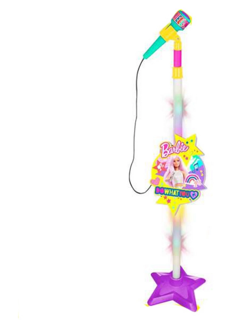 imagem de Brinquedo musical Barbie Microfone1