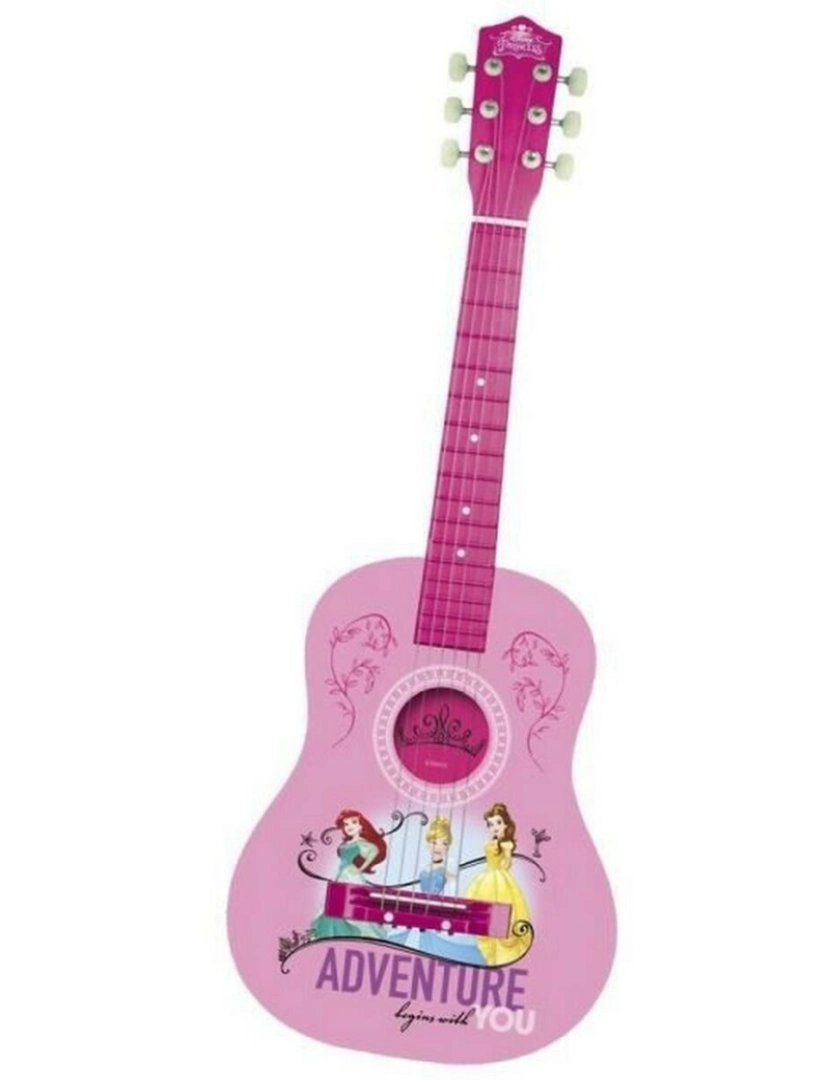 Princesses Disney - Guitarra Infantil Princesses Disney Cor de Rosa