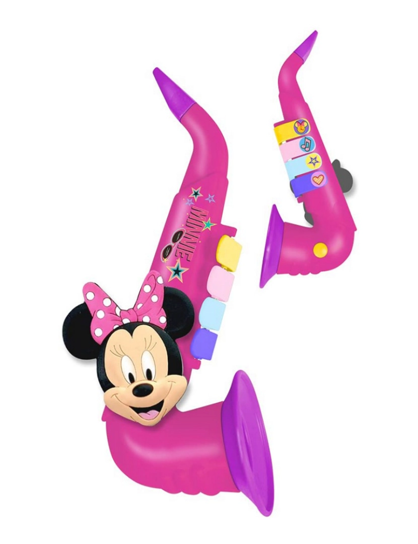 Minnie Mouse - Saxofone Minnie Mouse Minnie Mouse Cor de Rosa