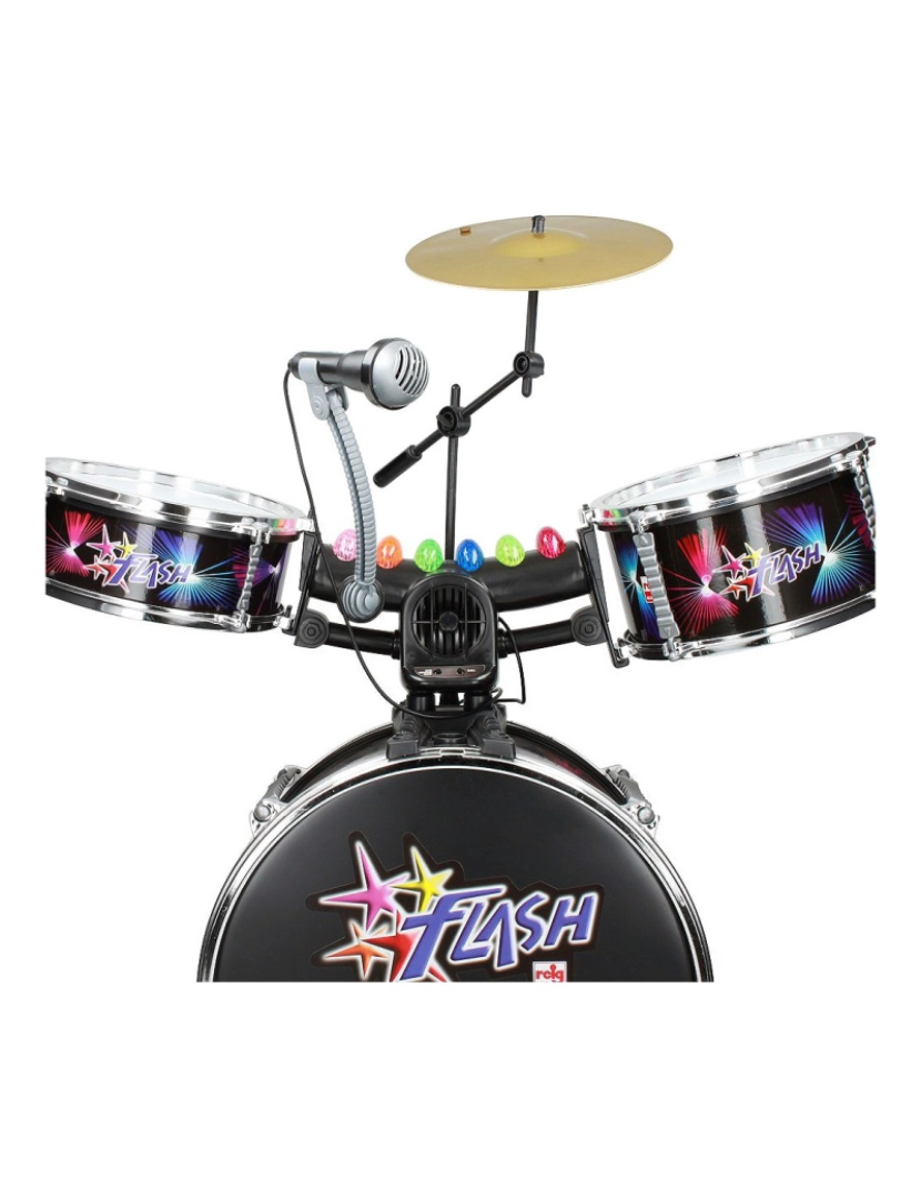 imagem de Bateria Musical Reig Flash Infantil Plástico4