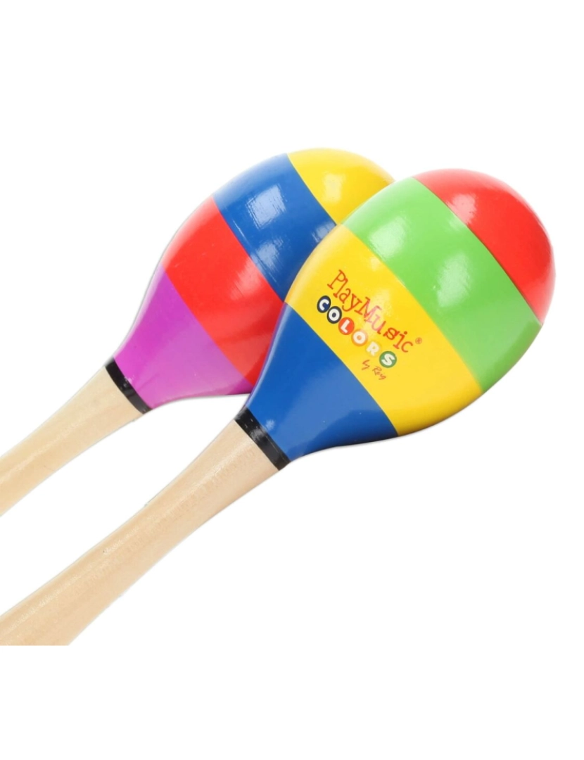 imagem de Maracas Reig Multicolor Madeira Plástico 20 cm2