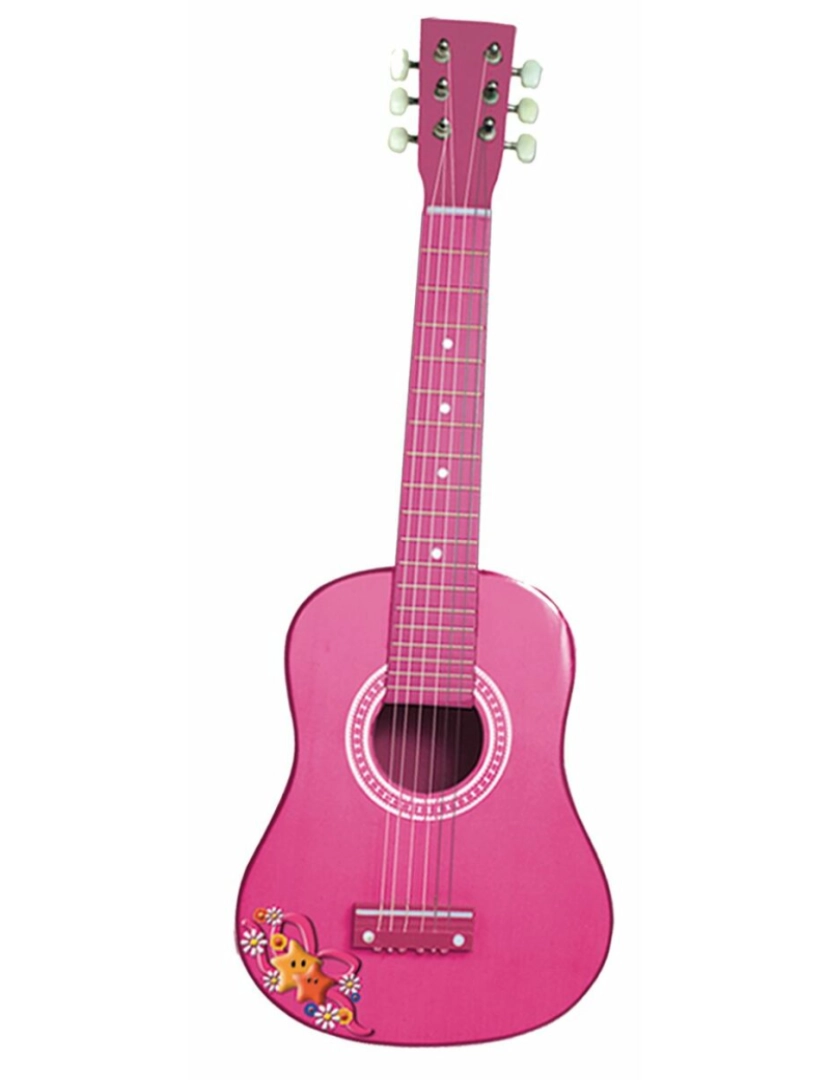 imagem de Guitarra Infantil Reig Cor de Rosa1