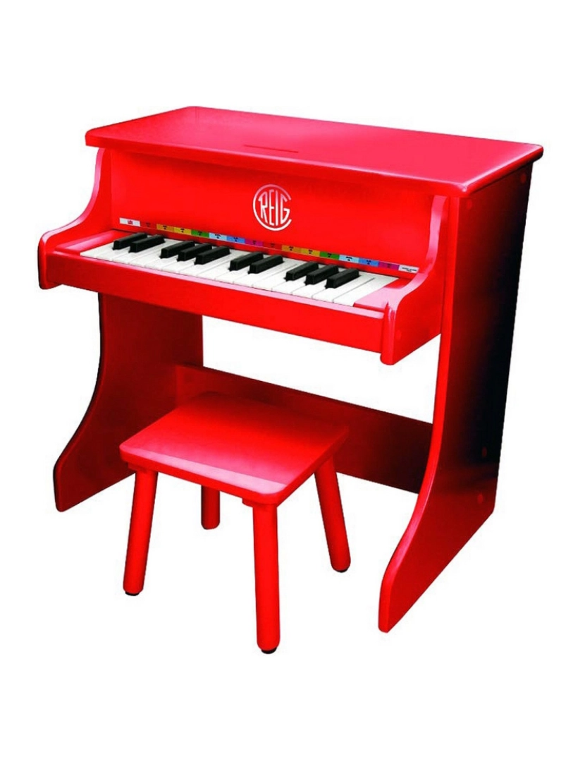 Reig - Piano Reig Infantil Vermelho