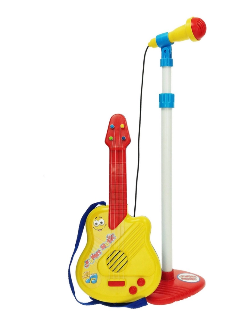 imagem de Guitarra Infantil Reig Microfone1